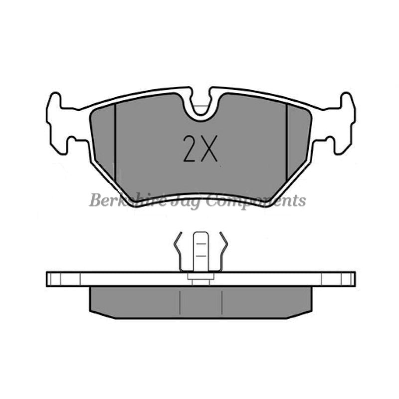 XJ40 Rear Brake Pads JLM1833M