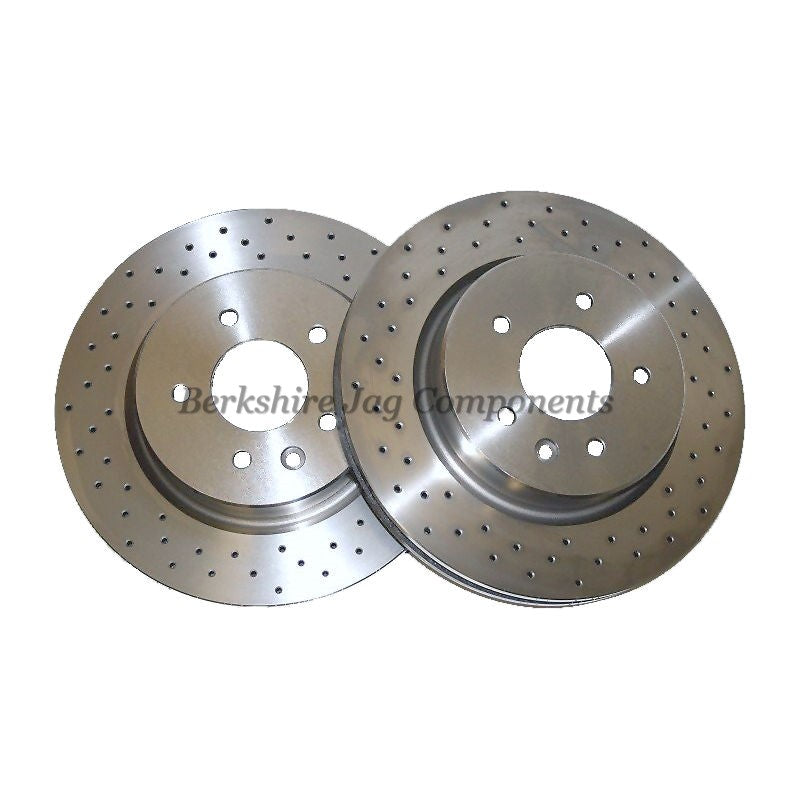 XKR Rear Brake Disc's 330mm JLM21748