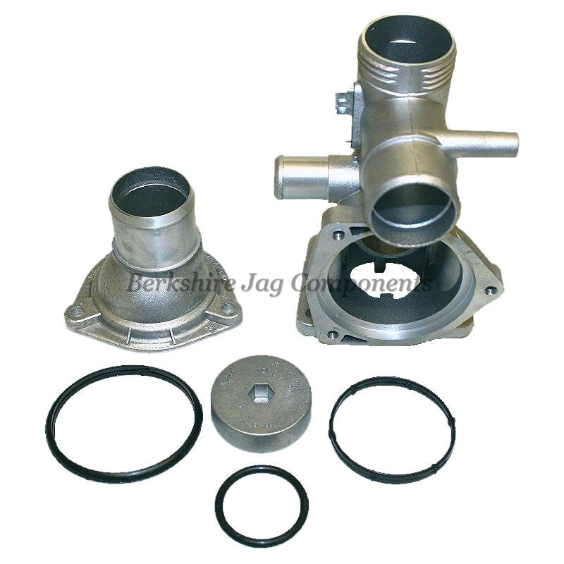 S Type 4.0 V8 Alloy Thermostat Housing Kit NCE2247AD