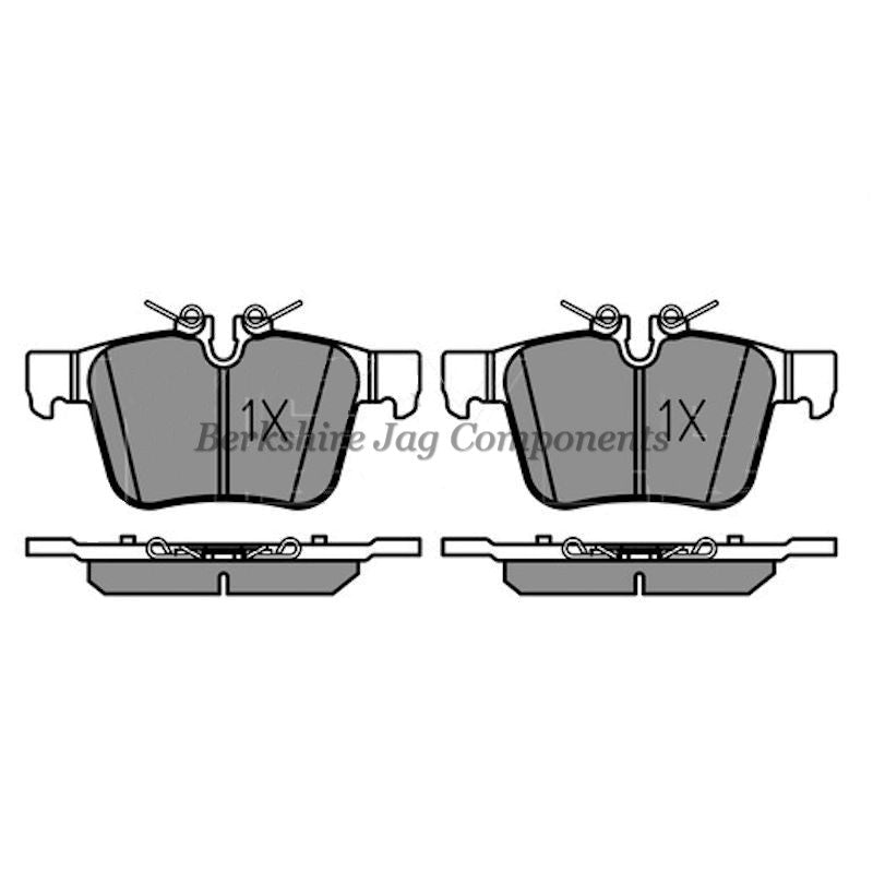 XF 2016 Rear Pads 325mm T2H53849