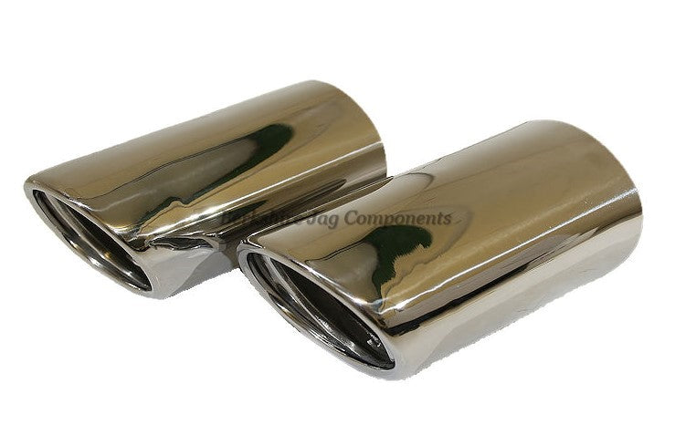 S Type Exhaust Chrome Tail Pipe Finishers XR854054